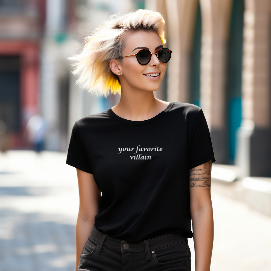 Your Favorite Villain Stylish T-Shirt for Women
