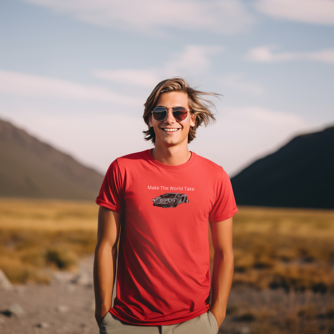 Make The World Take Notice Stylish T-Shirt for Men