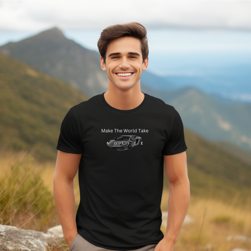 Make The World Take Notice Stylish T-Shirt for Men