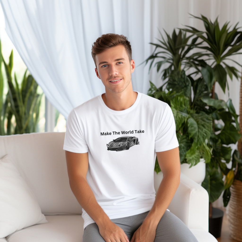 Make The World Take Notice Stylish T-Shirt for Men