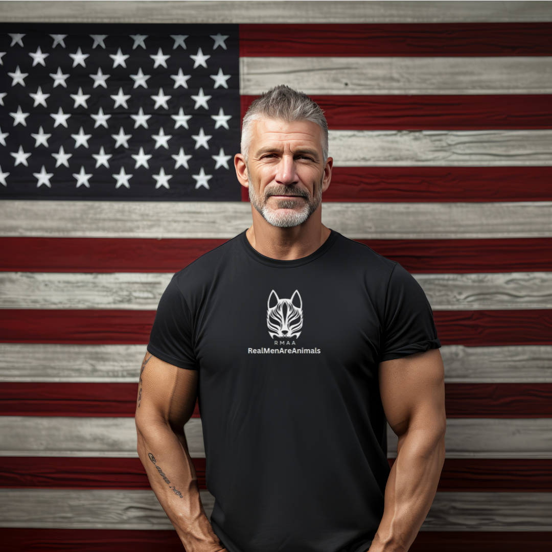 Real Men Are Animals Stylish T-Shirt for Men