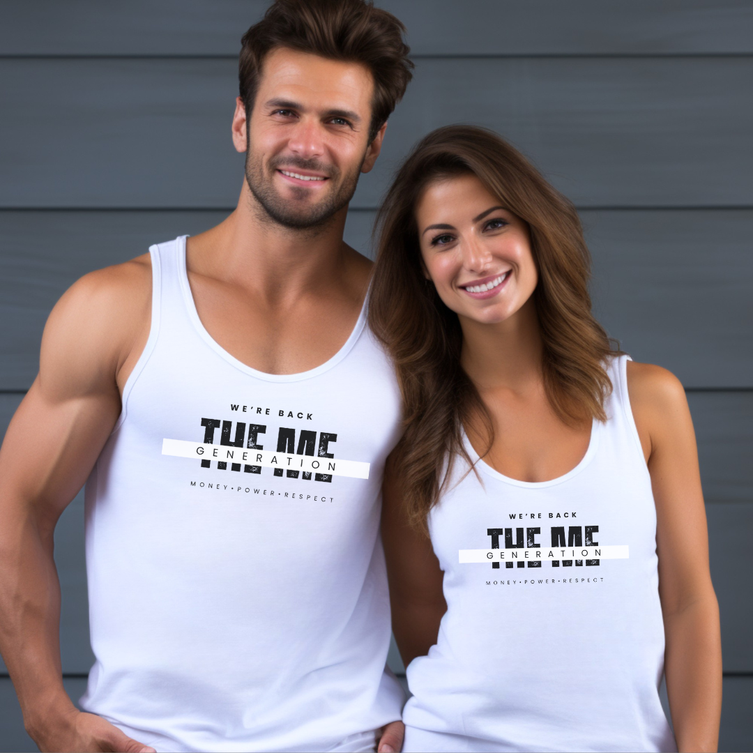 We're Back Unisex Jersey Stylish Tank Top for Men and Women
