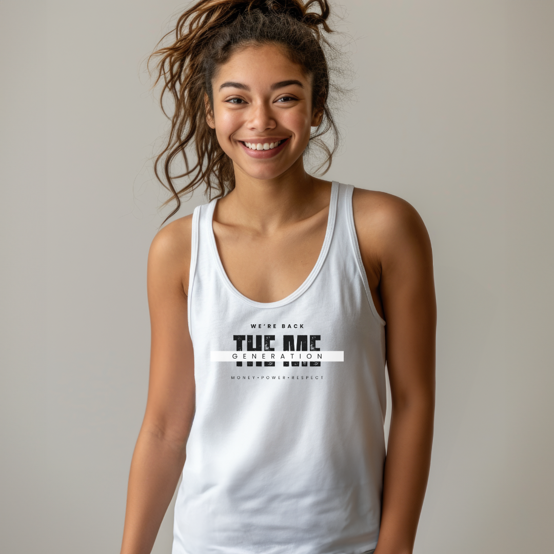 We're Back Unisex Jersey Stylish Tank Top for Men and Women