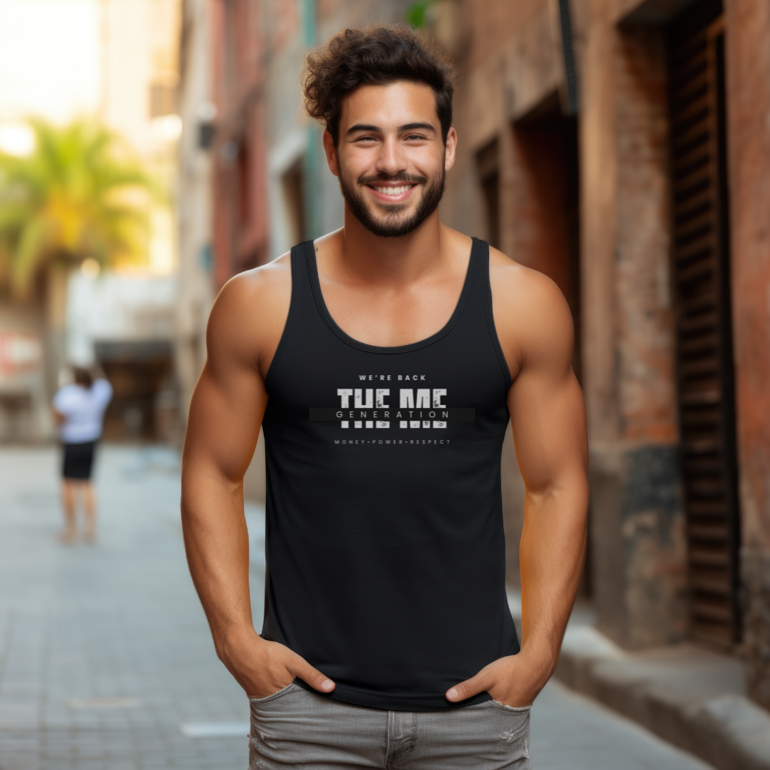 We're Back Unisex Jersey Stylish Tank Top for Men and Women