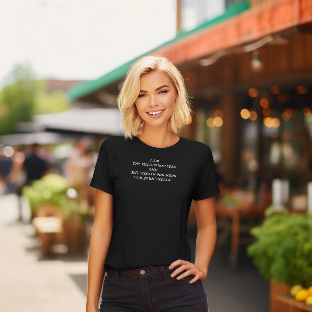 I Am The Villain You Seek Unisex Stylish T-Shirt for Men and Women