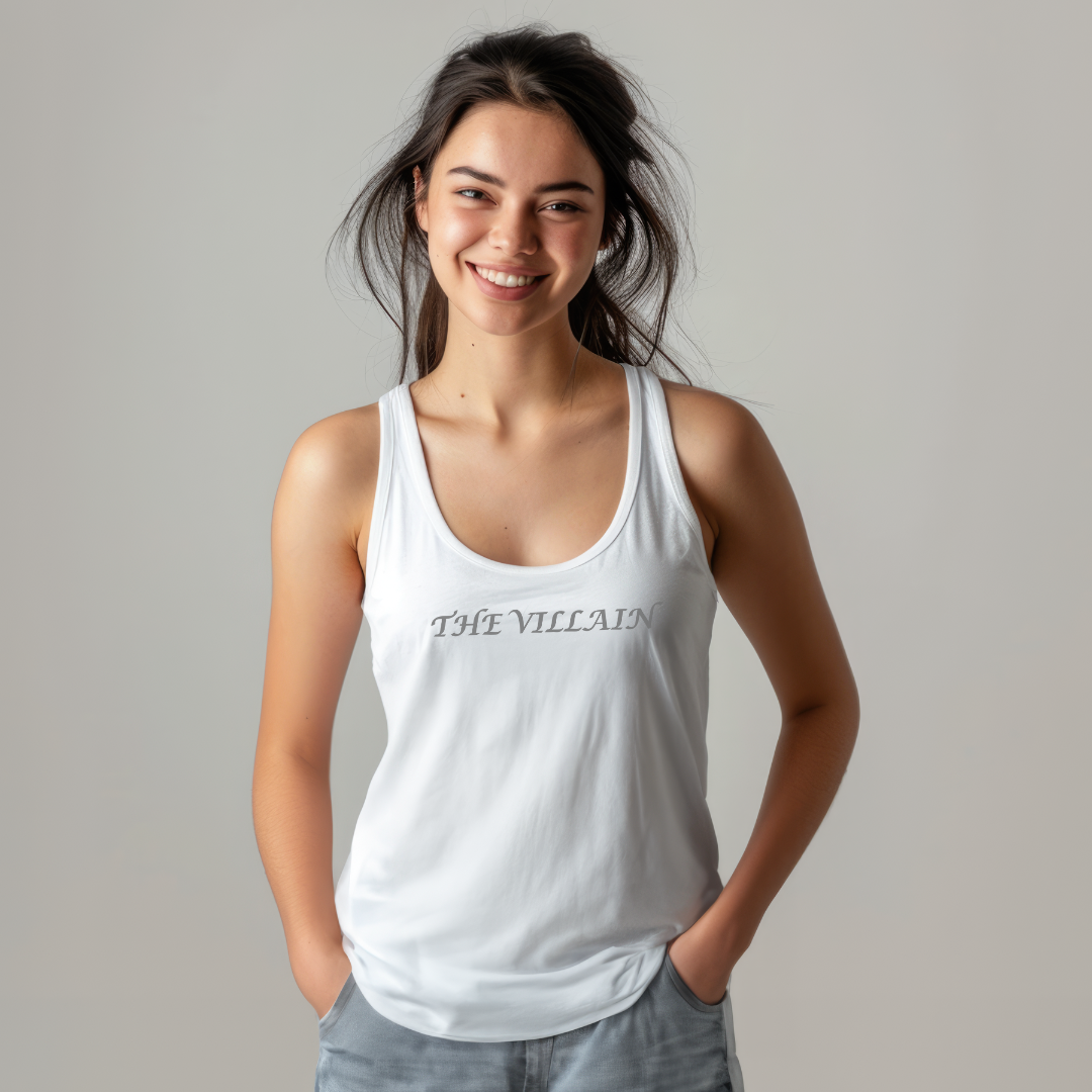 The Villain Unisex Jersey Stylish Tank Top for Men and Women