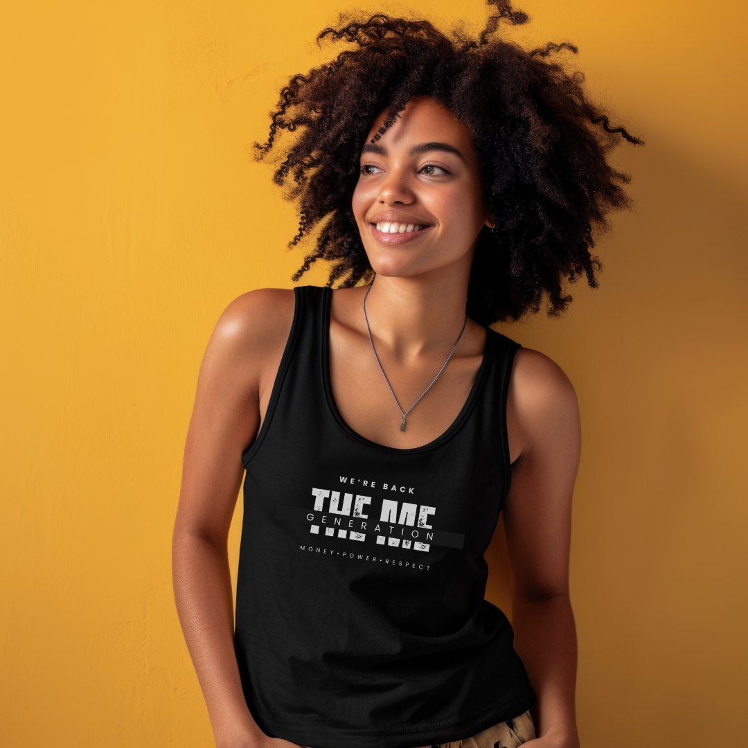 We're Back Unisex Jersey Stylish Tank Top for Men and Women
