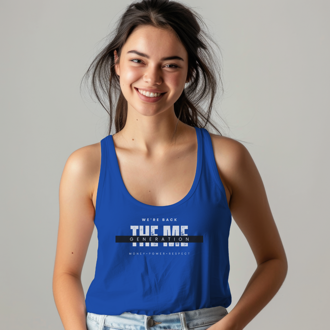 We're Back Unisex Jersey Stylish Tank Top for Men and Women