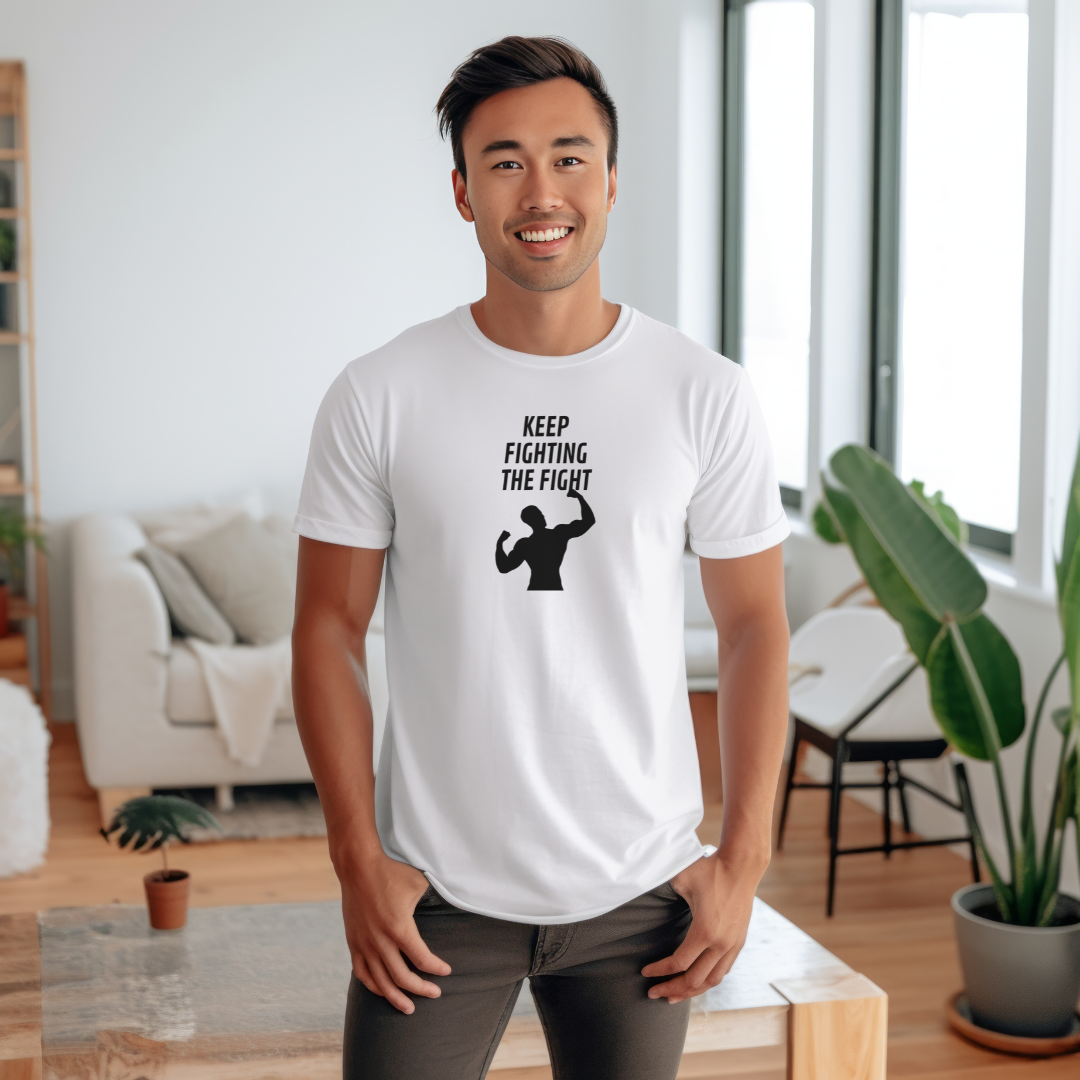 Keep Fighting The Fight Stylish T-Shirt for Men