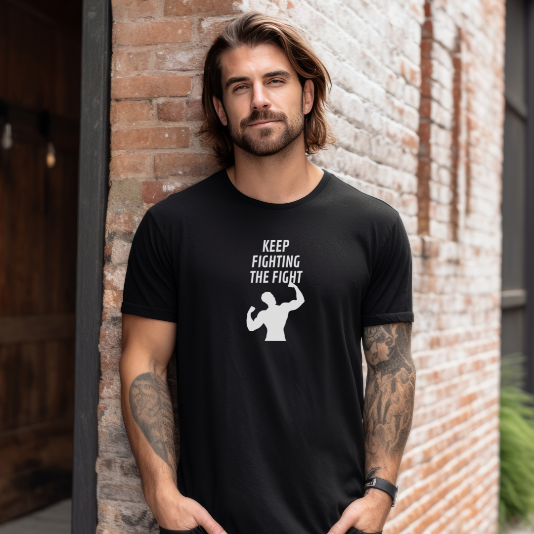 Keep Fighting The Fight Stylish T-Shirt for Men