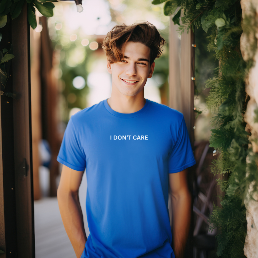 I Don't Care Unisex Stylish T-Shirt for Men and Women