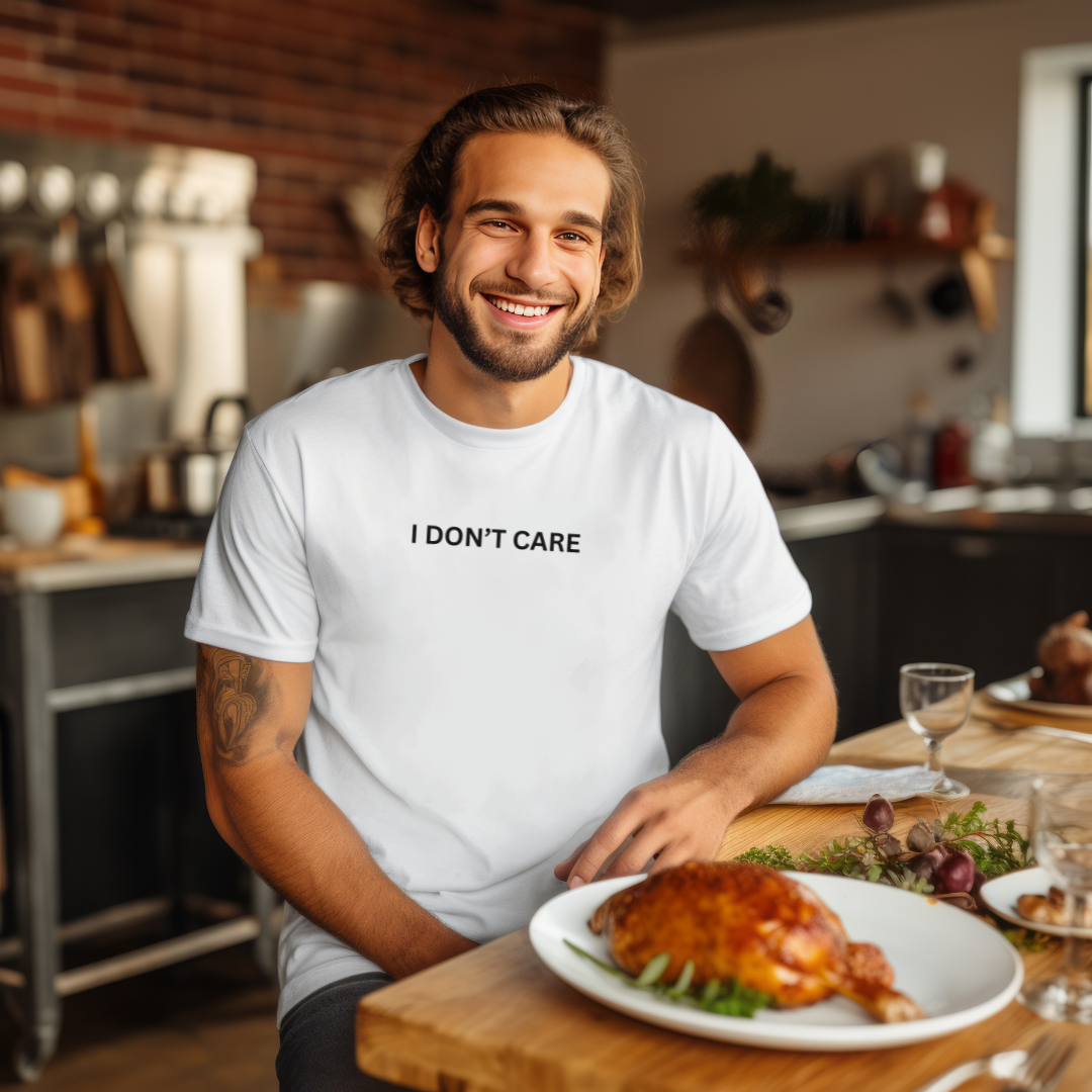 I Don't Care Unisex Stylish T-Shirt for Men and Women