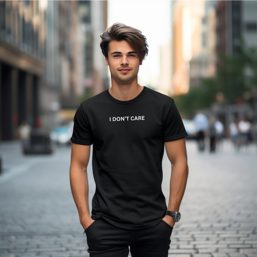 I Don't Care Unisex Stylish T-Shirt for Men and Women
