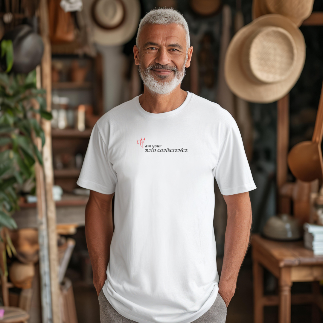 I Am Your Bad Conscience Unisex Stylish T-Shirt for Men and Women