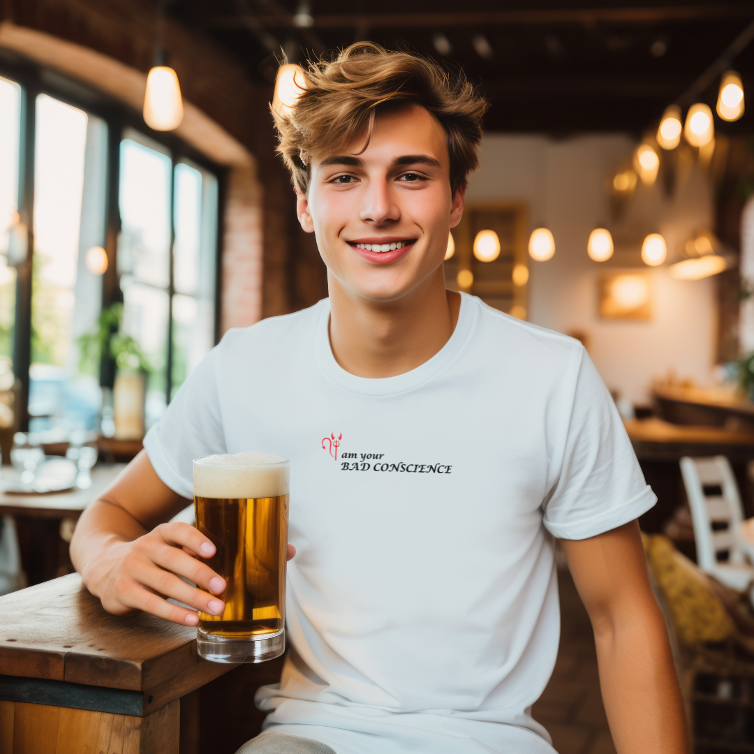 I Am Your Bad Conscience Unisex Stylish T-Shirt for Men and Women