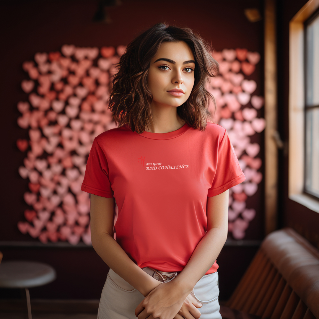 I Am Your Bad Conscience Unisex Stylish T-Shirt for Men and Women