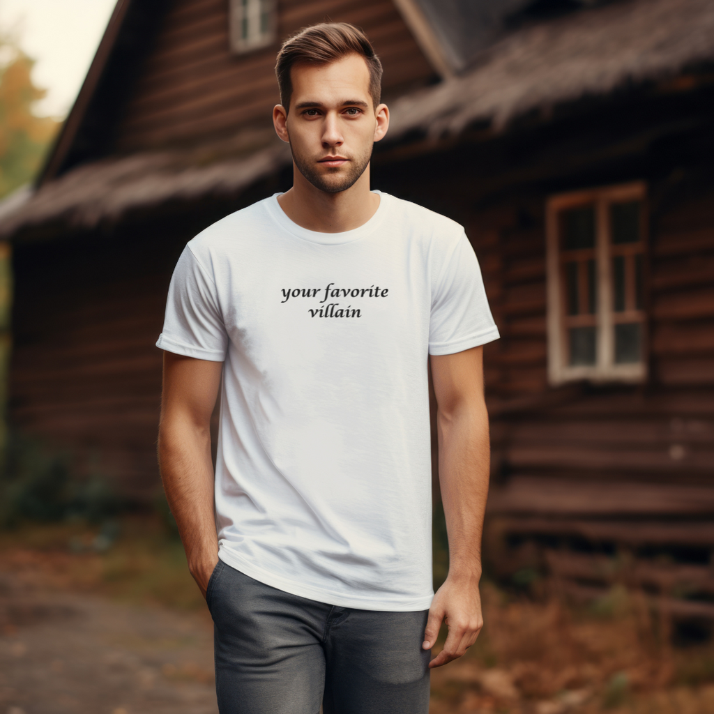 Your Favorite Villain Unisex Stylish T-Shirt for Men and Women