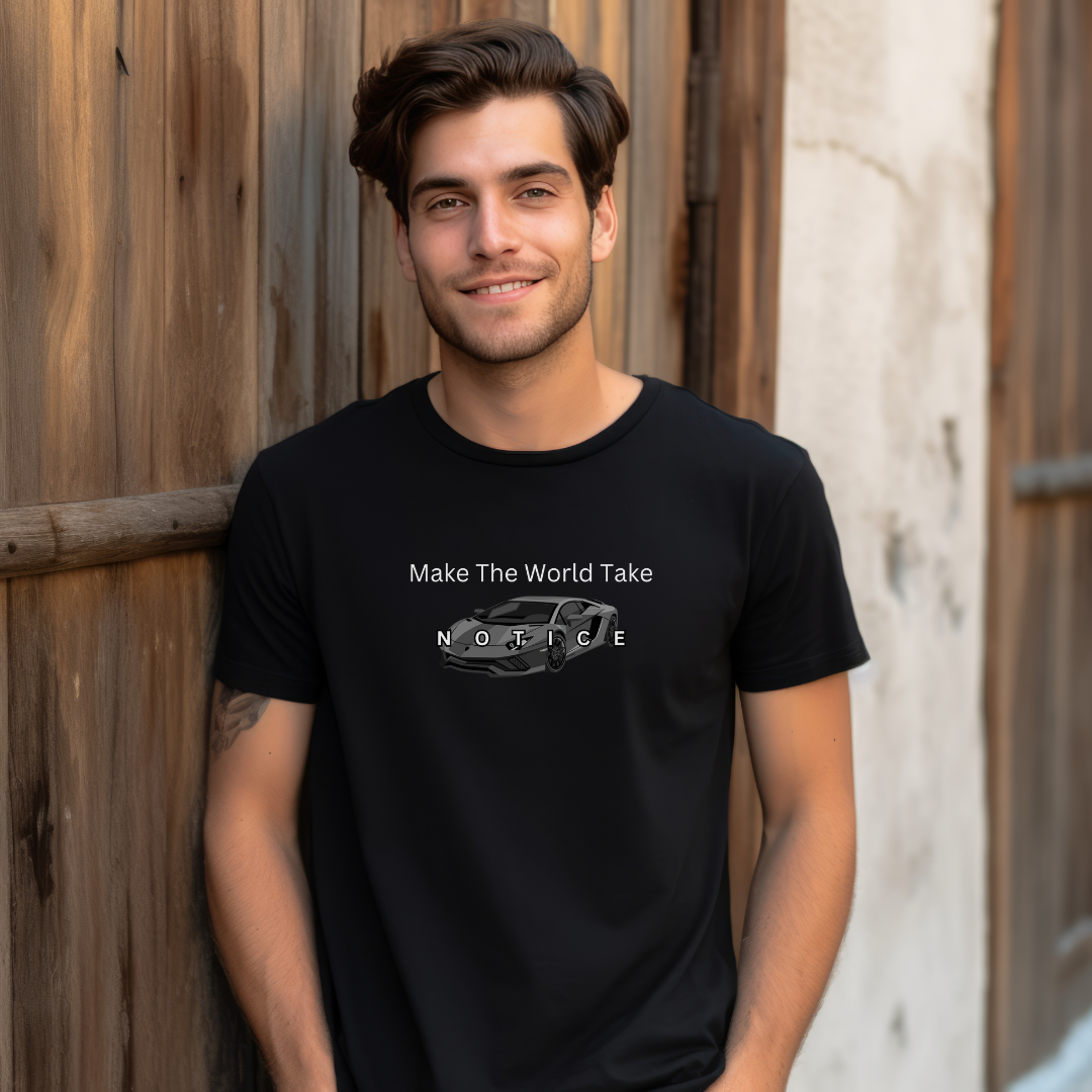 Make The World Take Notice Unisex Stylish T-Shirt for Men and Women