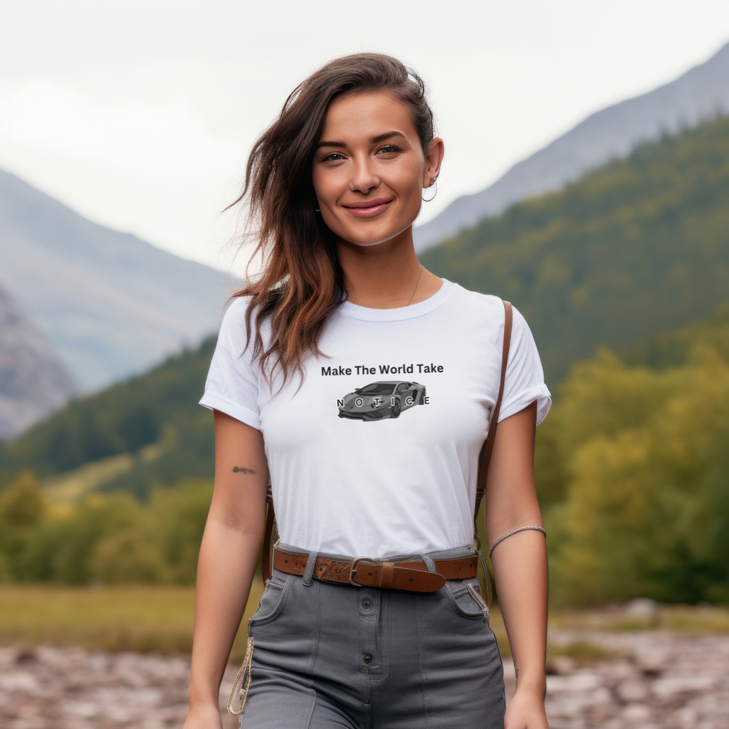 Make The World Take Notice Unisex Stylish T-Shirt for Men and Women